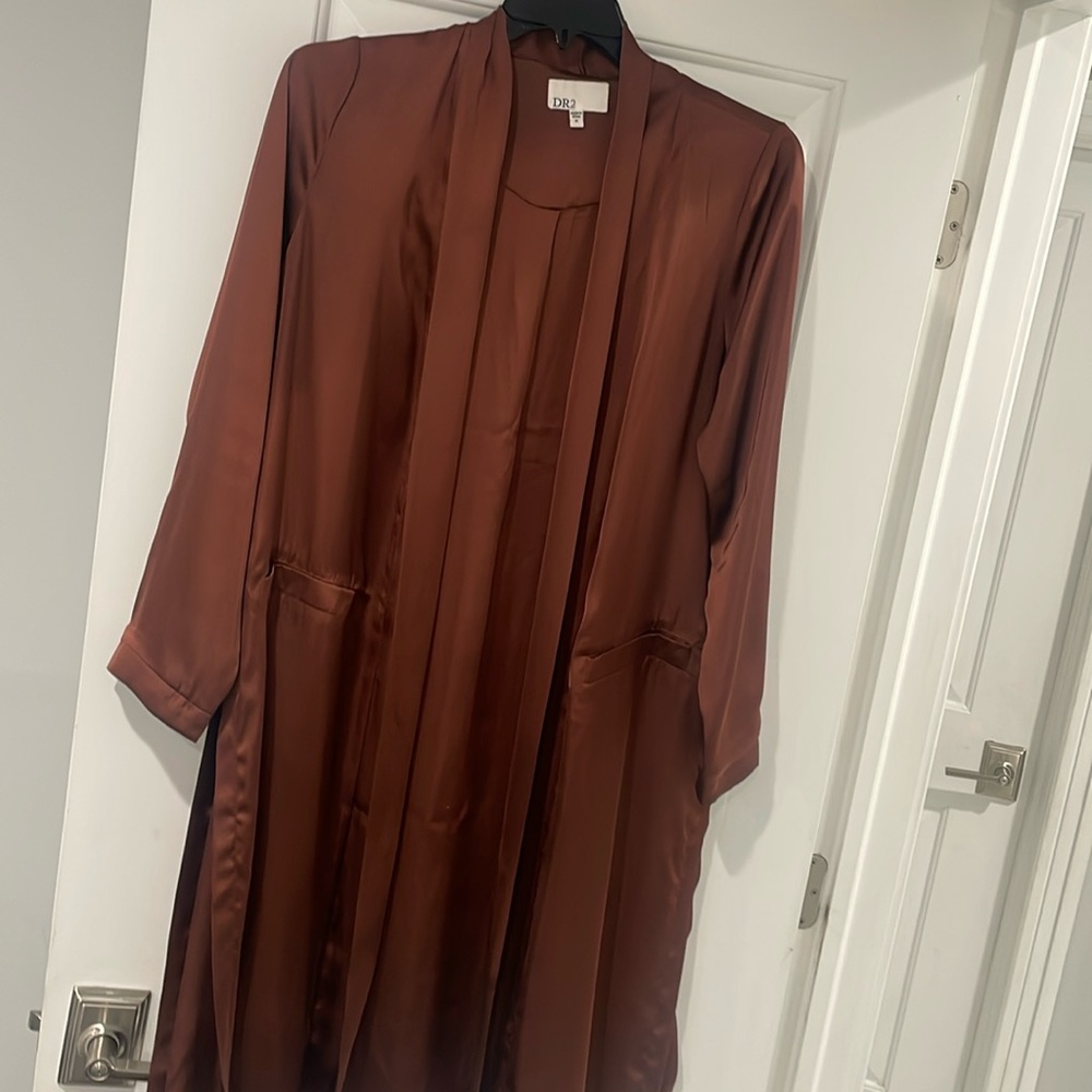 Duster, bought at Nordstrom rack! Great staple piece for work!